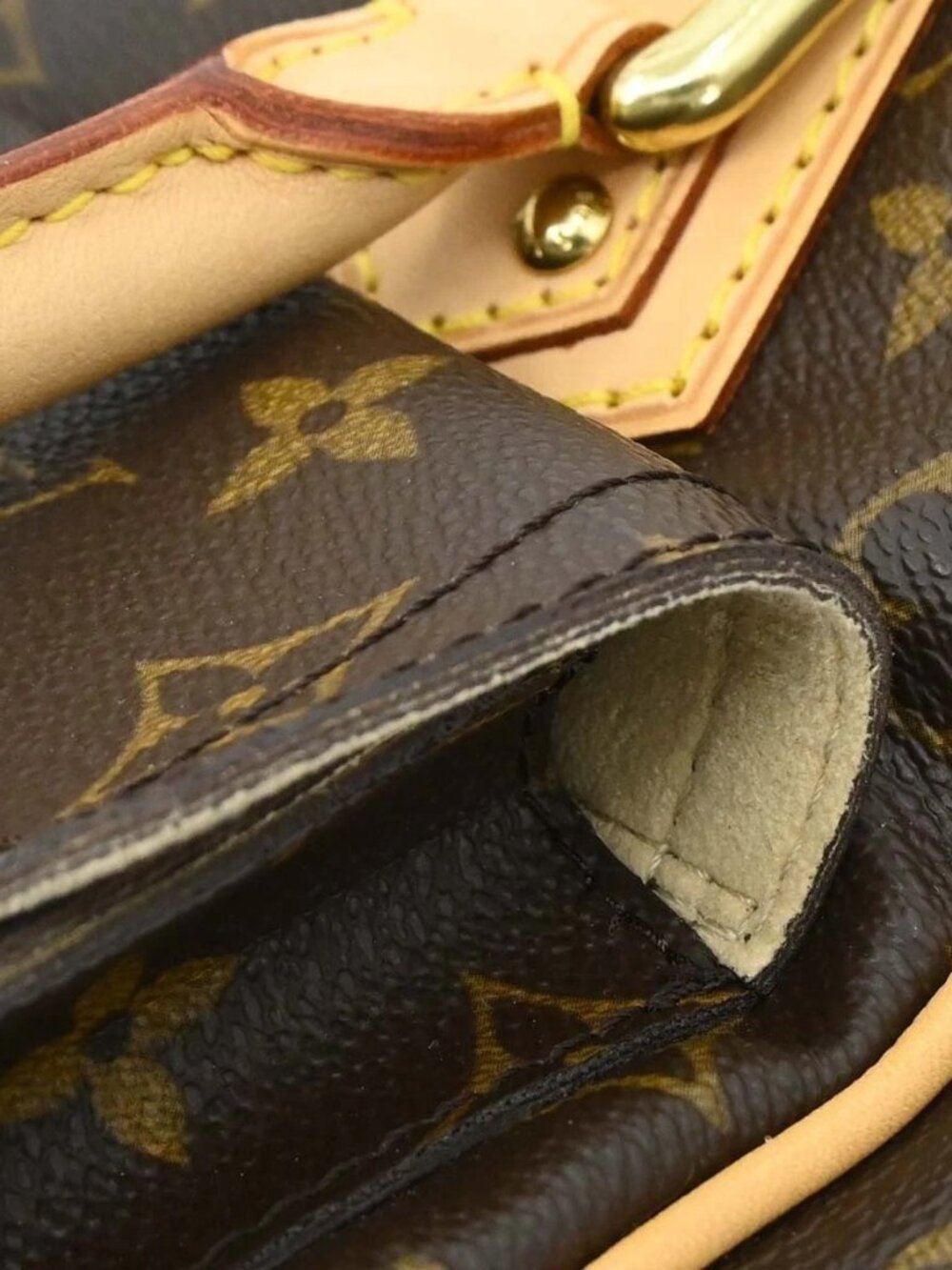 Louis Vuitton Monogram Manhattan PM Handbag M40026 VI1027 198287 - Picture 8 of 15